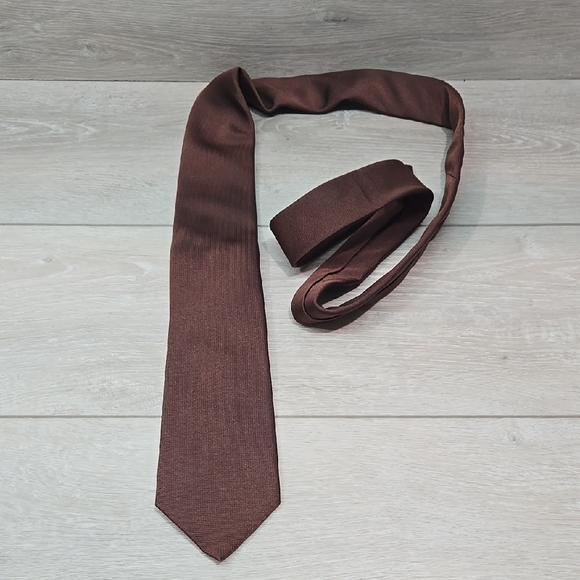 The Dark Knot Mens Elegant Brown Ties - Picture 1 of 4